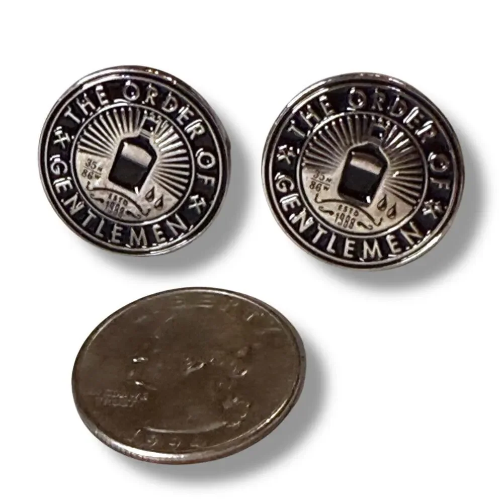 Jack Daniels The Order of the Gentlemen Cufflinks Limited Edition Gentleman Jack